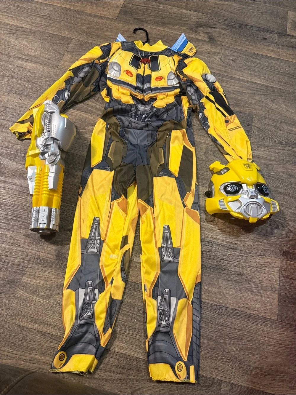 Bumblebee Transformers Kids Costume with Mask & Blaster